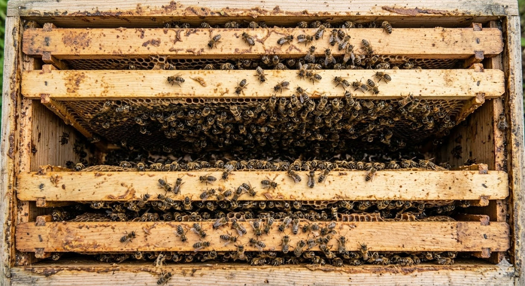 Vorbestellung: 6-Waben-Ableger mit Bio-Carnica-Bienen und Reinzuchtkönigin